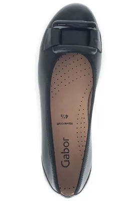 Produktbild von Gabor 54.166 Ballerinas - Damen Halbschuhe - Slipper schwarz Freizeit NEU