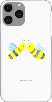 Produktbild von Mr. & Mrs. Panda Iphone 11 Pro Handyhülle Biene Liebe - Weiß - Geschenk, Premium Kunststoff, Handy Case