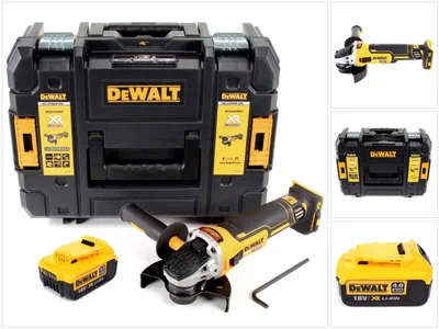 Immagine prodotto di DeWalt DCG 405 18 V 125 mm Smerigliatrice a batteria Brushless in valigetta TStak + 1x Batteria 4,0 Ah - senza caricatore