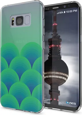 Immagine prodotto di Samsung Galaxy S8 Plus cover per telefono cellulare di NALIA, custodia in silicone con motivo protettivo Green Forest