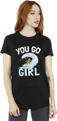 Produktbild von Disney - "You Go Girl" T-Shirt für Damen BI29849 (XL) (Schwarz)