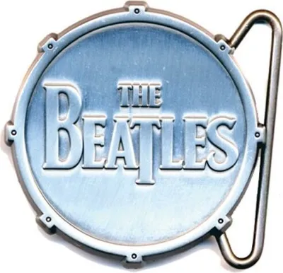 Produktbild von Die Beatles - All Metal Drum Gürtelschnalle