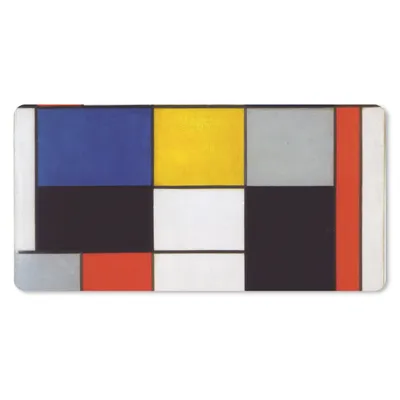 Produktbild von MuchoWow® Schreibtischunterlage Komposition A - Piet Mondrian 80x40 cm - XXL Mauspad - Gaming Mauspad