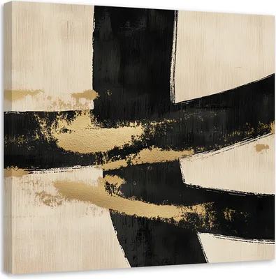 Produktbild von Leinwandbild Abstrakt Beige Industrieloft 50x50 Feeby Beige bild für die wand bereit zum aufhängen