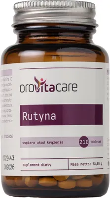 Zdjęcie produktu dla Orovitacare Rutyna, 210 tabletek