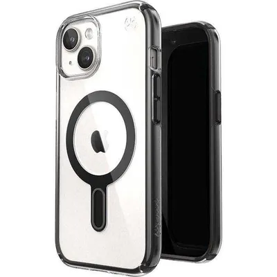 Zdjęcie produktu dla Speck Presidio Perfect-Clear ClickLock & MagSafe - Etui iPhone 16e / iPhone 15 / iPhone 14 / iPhone 13 (Clear / Frosted Black / Slate Grey)