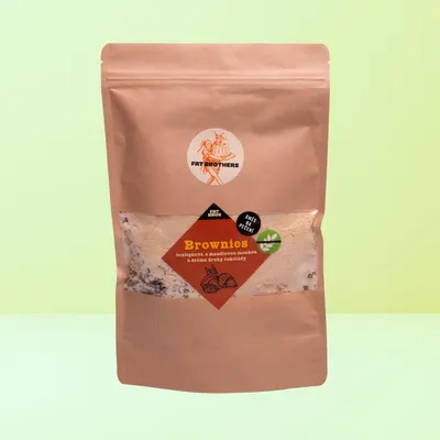 Produktbild von Glutenfreie Brownies mit Mandelmehl und Schokolade Backmischung im Weck-Glas