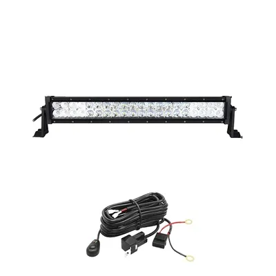 Obrázok produktu pre LED pracovný svetelný pás, dvojradový, vodotesný, 120 W so súpravou káblov