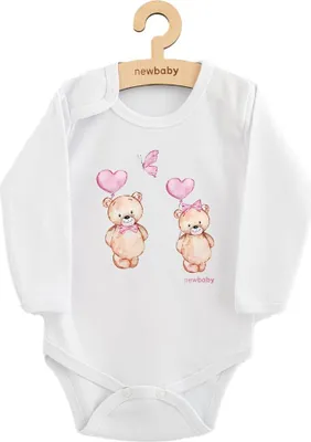 Obrázok produktu pre Detské body s potlačou New Baby Love Bears, vel. 62 (3-6m)