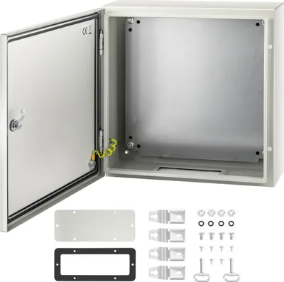 Zdjęcie produktu dla Stalowa skrzynka elektryczna - 20 x 20 x 6 cali - stal węglowa - IP65