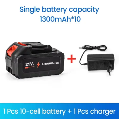 Produktbild von Ersatzakku für Elektrowerkzeuge - BL1860B/BL1860/BL1850 - Lithium-Ionen - 13000 mAh - Wiederaufladbar - 1×10 Zellen