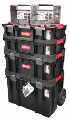 Zdjęcie produktu dla QBRICK SYSTEM TWO Zestaw 6w1 Skrzynie Modułowe Warsztatowe 535x390x820mm