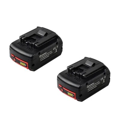 Produktbild von Ersatz-Bosch 18V Batterie, 6,0Ah Kapazität, LED-Anzeige, 2PACK 6000mAh
