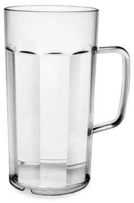 Produktbild von AKU Bierkrug, 500 ml/0,50 l, Mehrweg, Kunststoff, glasklar