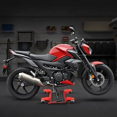 Produktbild von Motorrad Rangierhilfe Rangierschiene Rangierplatte Parkhilfe Motorradständer 60x42x7,5cm bis 250kg