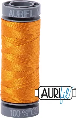 Produktbild von AURIfil Nähgarn MK28WT 750m, 100%  Baumwolle : 2145 Yellow Orange AURIfil: 2145 Yellow Orange