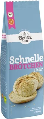 Produktbild von Bauckhof - Schnelle Brötchen Hafer glutenfrei(6x500g)