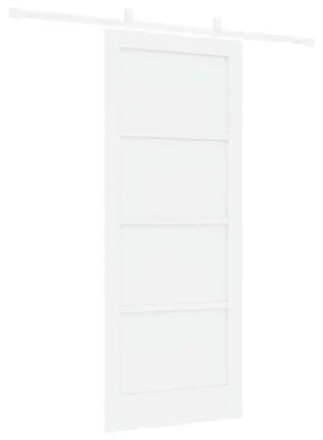 Obrázok produktu pre Posuvné dvere Biela 83 x 202 cm Borovicový masív