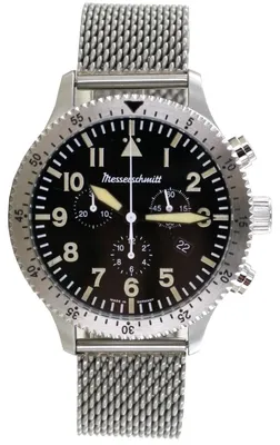 Produktbild von Aristo Herren Messerschmitt Uhr Chronograph Fliegeruhr ME-5030MVintage