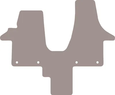 Produktbild von Velours-Autoteppiche für: VW Transporter T5 Caravelle 2Os (2003-2015) Beige