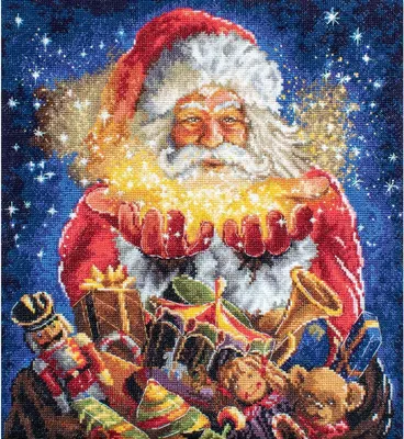 Produktbild von Letistitch Kreuzstich Set "Weihnachtswunder", Zählmuster, 29x30cm