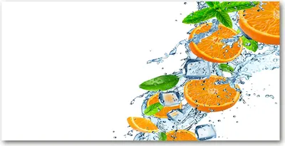 Produktbild von Tulup Glas-Bild -140x70- Wandkunst Dekorative Wand für Küche & Wohnzimmer - Essen & Getränke - Orangen - Orange