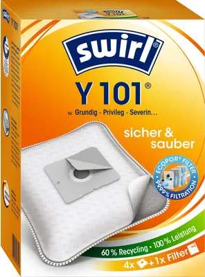 Produktbild von Swirl 188123, Staubbeutel, Weiß, 166 mm, 72 mm, 231 mm, 235 g