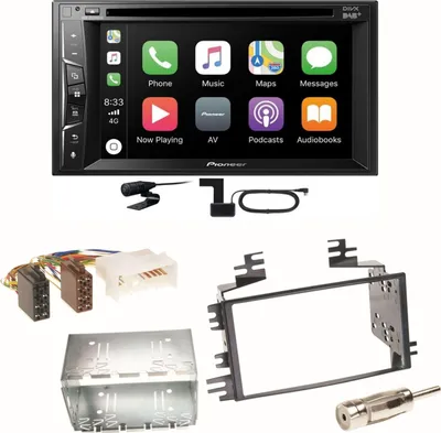 Produktbild von Pioneer AVH-Z3200DAB Carplay Bluetooth Einbauset für Kia Sportage JE Rio JB