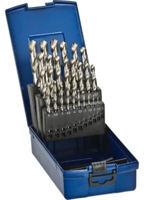 Productafbeelding van kwb 205720 HSS-metaal boorset, 25-delig, conform DIN 338, cilindrische schacht, 1 stuk