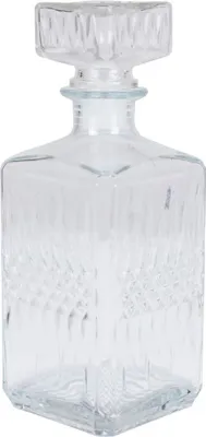 Produktbild von Whiskykaraffe aus Glas 850ml Whisky Whiskey Cognac Likör Karaffe Dekanter