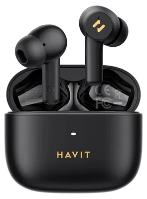 Obrázok produktu pre Havit TW958 Pro, 20 - 20000 Hz, Hovor / hudba, 10 g, Slúchadlá, Čierna