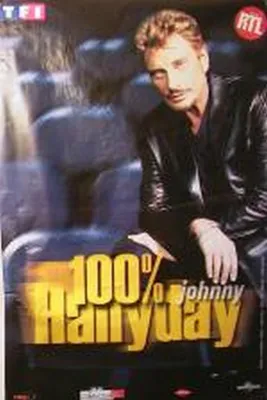 Obrázek produktu pro Johnny Hallyday - 100% Hallyday - PLAKÁT - 80x120 cm