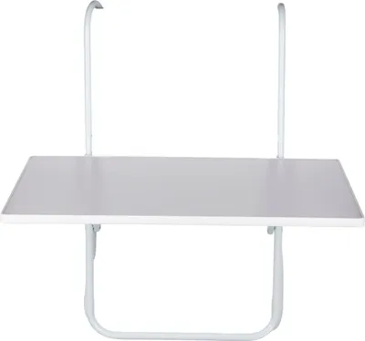 Produktbild von Balkon Klapptisch weiß Balkontisch Gartentisch Hängetisch Campingtisch Tisch