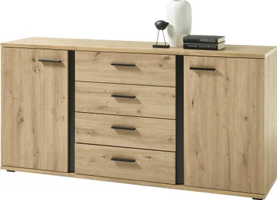 Produktbild von Sideboard Anrichte mit 4 Schubladen 170 cm Artisan Eiche - KANADA - Die Möbelfundgrube