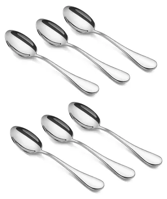 6-teiliges Teelöffel-Set, Edelstahl, spiegelpoliert, 14 cm, Dessertlöffel