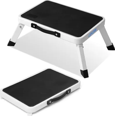Produktbild von Famanu Aufstiegshocker 18 cm hoch - weiß - Stahl
