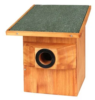 Produktbild von BURI Vogel-Nistkasten Nisthöhle Brutkasten Brutstätte Vogelhaus Vogelhäuschen Holz