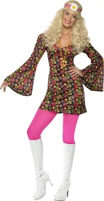 Produktbild von 1960 CND Kostüm, Kleid mit Glockenärmel, Größe:M