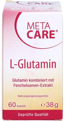 Produktbild von Meta-Care L-Glutamin Kapseln 60 St