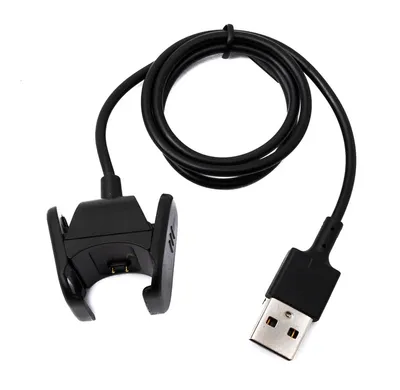 Obrázek produktu pro SYSTEM-S USB 2.0 kabel 53 cm nabíjecí kabel pro Fitbit Charge 4 Smartwach v černé barvě