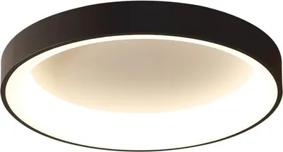 Zdjęcie produktu dla Simpla - plafon sufitowy 38 cm okrągły LED 12W lampa natynkowa czarny