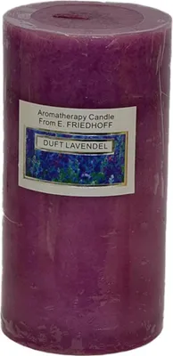 Produktbild von Duftkerze Stumpenkerze Lavendel 14 cm