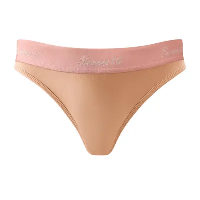 Produktbild von Benonetti Damen Slip, elegante Unterwäsche mit weichem Bund, atmungsaktiv & formstabil, hochwertiger Komfort für jeden Tag (3er Set, Rosa, M)