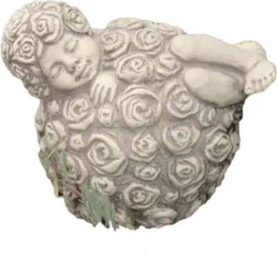 Immagine prodotto di Bella palla di rose in pietra fusa Nuova resistente al gelo e alle intemperie V-114451