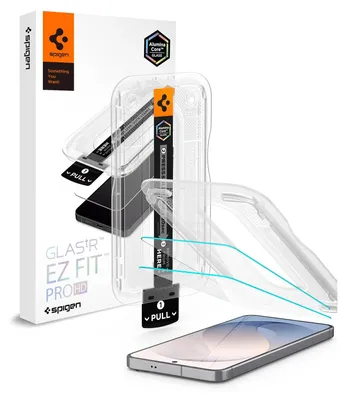Productafbeelding van Spigen GLAStR EZ Fit Screenprotector 2 Pack + Applicator voor de Samsung Galaxy S26 FE