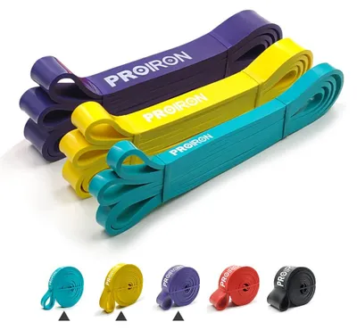 Produktbild von PROIRON Resistance Bands, Widerstandsbänder Set für Kraftraining, Pull Up Fitnessbänder, Bänder Krafttraining für Fitness/Sport/Muskelaufbau/Klimmzug/Yoga/Crossfit