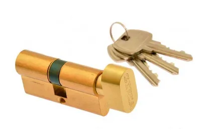 Zdjęcie produktu dla Cylinder profilowany Gerda E1 30g/50 mosiądz z pokrętłem