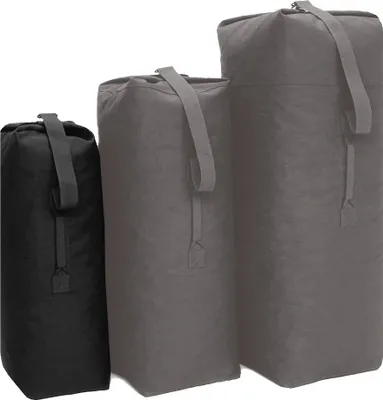 Produktbild von US Seesack Baumwolle small schwarz