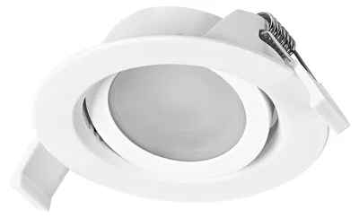 Produktbild von OSRAM LED-Einbauleuchte, 4,9W, 2700K, 220lm, warmweiß, IP20, dimmbar, weiß, 3er Set