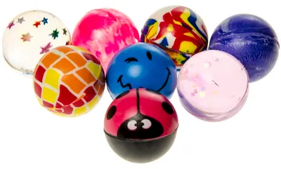Zdjęcie produktu dla 50 piłek do skakania mix 32 mm. 8621